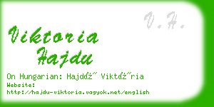 viktoria hajdu business card